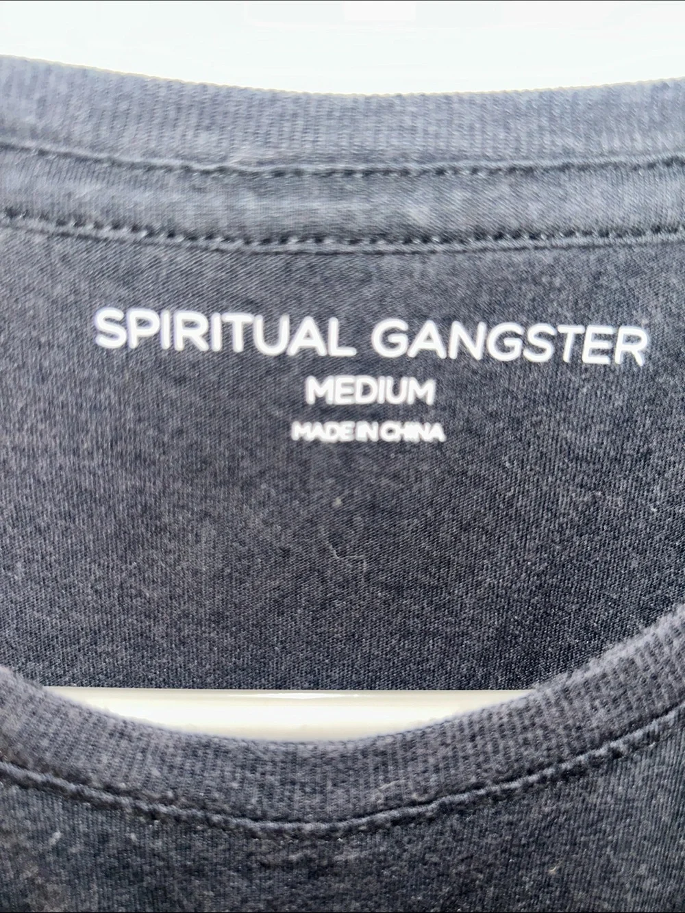 Spiritual Gangster Black Tank with Pink & Gold 'Create Your Own Magic' Graphic - Picture 2 of 4